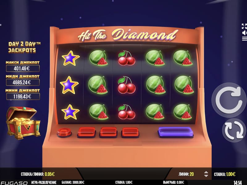 Сюжет игры Ударь по алмазу Pin-up