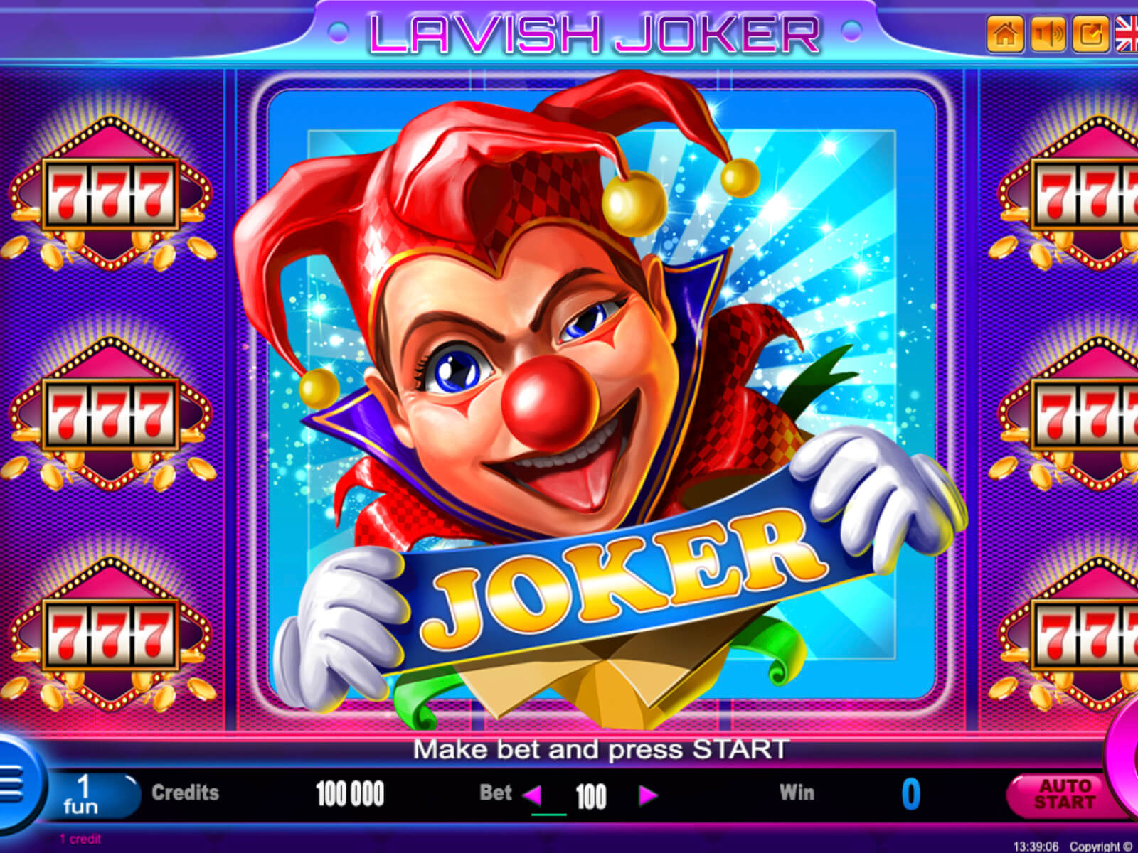 Сюжет онлайн игры Lavish Joker Pin up