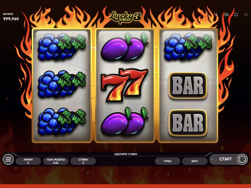 Уникальные моменты игрового автомата Lucky Streak 3 в Пин Ап.