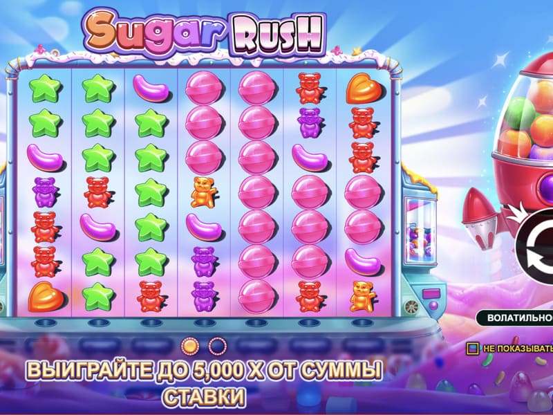 Правила слота Sugar Rush Пин-ап